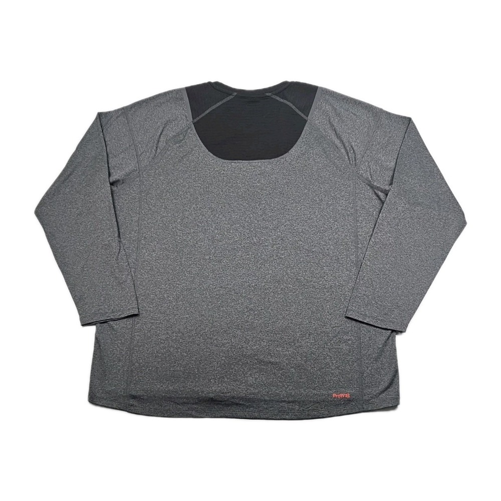 Spyder Active ProWeb Pullover Mens XXLarge Gray Long Sleeve Performance Stretch - Picture 4 of 9